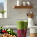 A visually appealing depiction of various health-conscious preparations featuring the turkey tail mushroom polysaccharide.