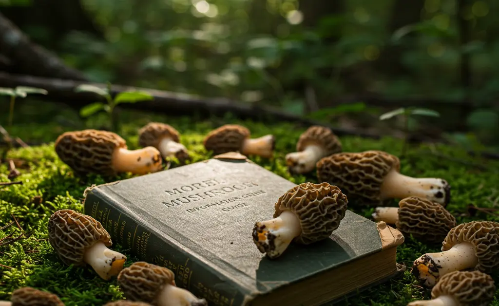 A visually rich Morel Mushroom Information Guide for foragers.